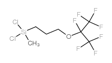 (七氟异丙氧基)丙基甲基二氯硅烷结构式
