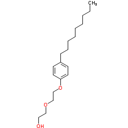 壬基酚聚氧乙烯醚(4-N-NP2EO)结构式