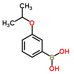 (3-异丙氧基苯基)硼酸结构式