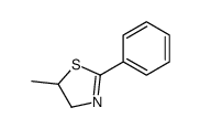 5-methyl-2-phenyl-4,5-dihydro-1,3-thiazole结构式