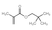 2-丙烯酸,2-甲基-,2,2-二甲基丙基 酯结构式