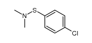 N,N-Dimethyl-p-chlorobenzolsulfenamid结构式