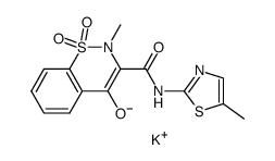 meloxicam potassium salt Structure