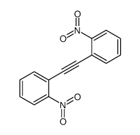 1-nitro-2-[2-(2-nitrophenyl)ethynyl]benzene Structure