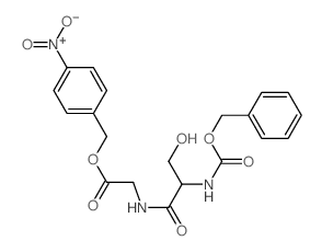 Glycine,N-(N-carboxy-L-seryl)-, N-benzyl p-nitrobenzyl ester (7CI,8CI) Structure