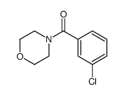 4-(3-氯苯甲酰基)吗啉结构式