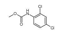 methyl N-(2,4-dichlorophenyl)carbamate结构式
