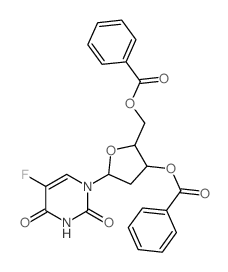 Uridine, 2'-deoxy-5-fluoro-, 3',5'-dibenzoate Structure
