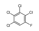1,2,3,4-tetrachloro-5-fluorobenzene结构式
