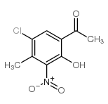 5'-氯-2'-羟基-4'-甲基-3'-硝基苯乙酮结构式