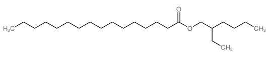2-ethylhexyl palmitate Structure