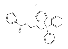 (3-(苯甲酰基氧基)丙基)三苯基溴化膦结构式