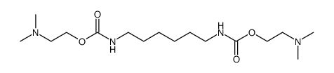bis(2-(dimethylamino)ethyl)hexane-1,6-diyldicarbamate Structure