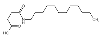 Butanoic acid,4-(dodecylamino)-4-oxo- Structure