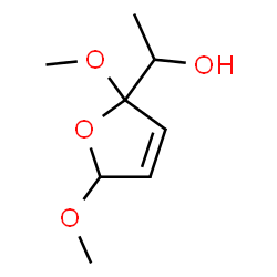 (1R)-1-(2,5-DIMETHOXY-2,5-DIHYDROFURAN-2-YL)ETHANOL结构式