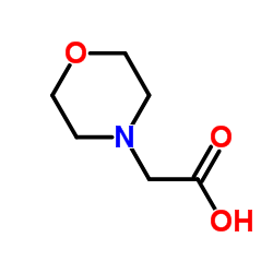 Morpholin-4-yl-acetic acid Structure