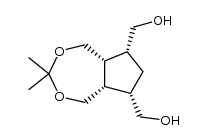 (1RS,7SR,8SR,10RS)-8,10-bis(hydroxymethyl)-4,4-dimethyl-3,5-dioxabicyclo[5.3.0]decane Structure