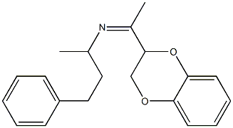 N-[1-(2,3-Dihydro-1,4-benzodioxin-2-yl)ethylidene]-alpha-methylbenzenepropanamine Structure