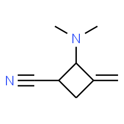 Cyclobutanecarbonitrile, 2-(dimethylamino)-3-methylene- (9CI) structure