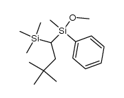 (3,3-dimethyl-1-(trimethylsilyl)butyl)(methoxy)(methyl)(phenyl)silane Structure