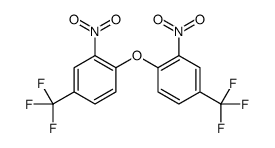 2-nitro-1-[2-nitro-4-(trifluoromethyl)phenoxy]-4-(trifluoromethyl)benzene结构式