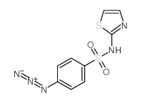 imino-[4-(1,3-thiazol-2-ylsulfamoyl)phenyl]imino-azanium Structure