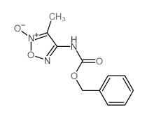 Benzyl 2-hydroxy-3-methyl-1,2.lambda.~5~,5-oxadiazol-4-ylcarbamate结构式