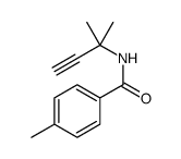 4-methyl-N-(2-methylbut-3-yn-2-yl)benzamide Structure