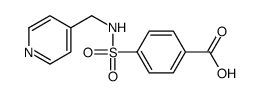4-(pyridin-4-ylmethylsulfamoyl)benzoic acid Structure