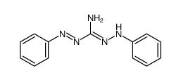 3-Amino-1,5-diphenyl-formazan结构式