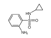 N-环丙基2-氨基苯磺酰胺结构式