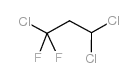 1,3,3-trichloro-1,1-difluoropropane Structure