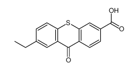 7-ethyl-9-oxothioxanthene-3-carboxylic acid结构式