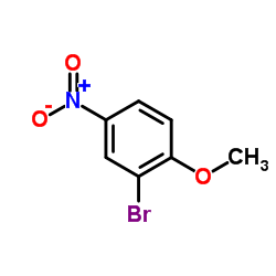 2-溴-4-硝基苯甲醚结构式