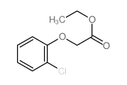 Acetic acid,2-(2-chlorophenoxy)-, ethyl ester结构式