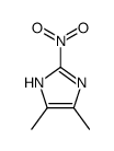 4,5-dimethyl-2-nitro-1H-imidazole结构式