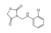 3-[(2-chloroanilino)methyl]-1,3-thiazolidine-2,4-dione Structure