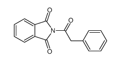 2-(2-phenylacetyl)isoindole-1,3-dione Structure