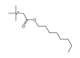 trimethyl-(2-octoxy-2-oxoethyl)azanium Structure
