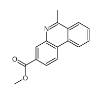 methyl 6-methylphenanthridine-3-carboxylate Structure