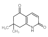 7,7-dimethyl-7,8-dihydro-2,5(1H,6H)-quinolinedione(SALTDATA: FREE)结构式