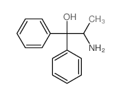 Benzenemethanol, a-(1-aminoethyl)-a-phenyl-结构式