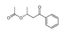 (3R)-3-hydroxy-1-phenylbutan-1-one acetate结构式
