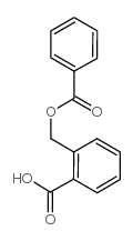 2-(苯甲酰氧基甲基)苯甲酸结构式