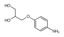 1,2-Propanediol, 3-(4-aminophenoxy)- Structure