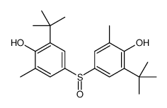 2-tert-butyl-4-(3-tert-butyl-4-hydroxy-5-methylphenyl)sulfinyl-6-methylphenol Structure