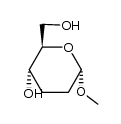 methyl 2,3-dideoxy-α-D-erythro-hexopyranoside结构式