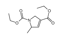 diethyl 5-methyl-2,5-dihydropyrrole-1,3-dicarboxylate结构式