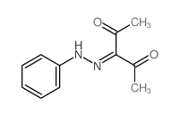 2,3,4-Pentanetrione, 3-(phenylhydrazone) Structure