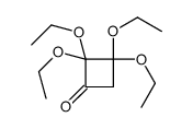 2,2,3,3-tetraethoxycyclobutan-1-one结构式